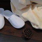 hotelové papuče biele froté